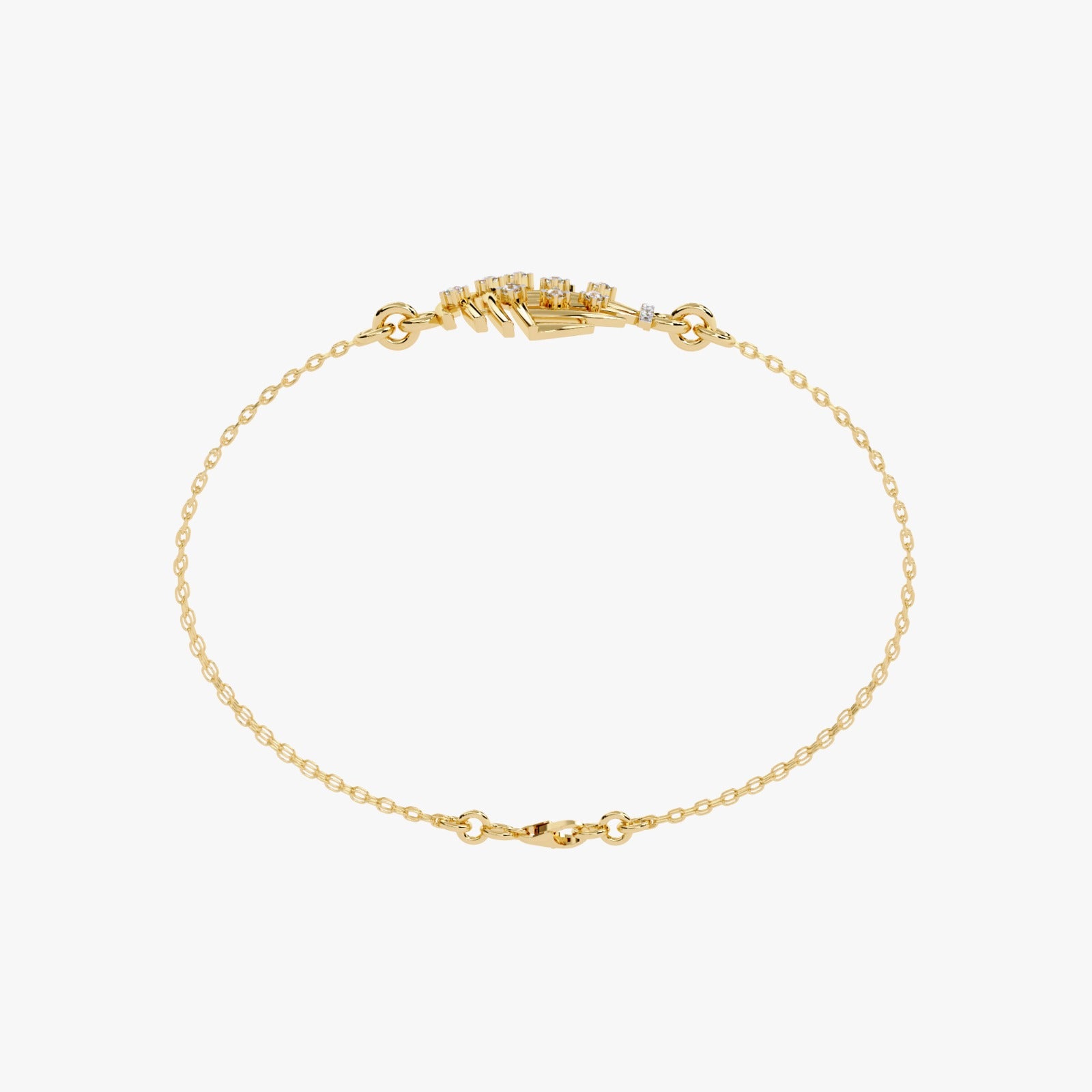 Solitairekart 0.13ct Lab Grown Diamond Bracelet